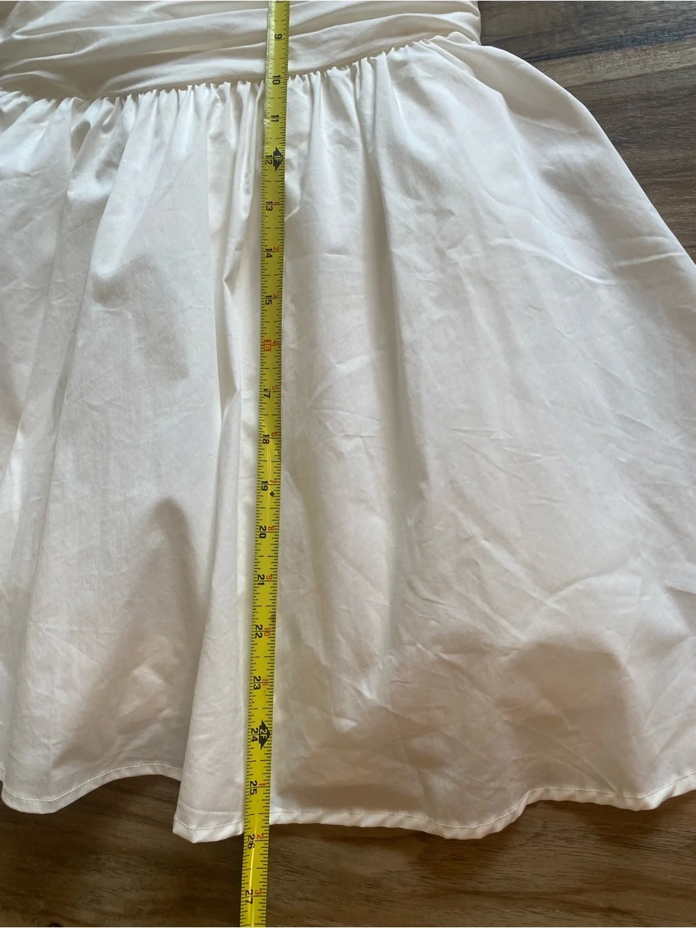 Babyboo Gorgeous Ivory Strapless Mini Dress Katrina- L Fits like a Medium 6/8 - Picture 11 of 13